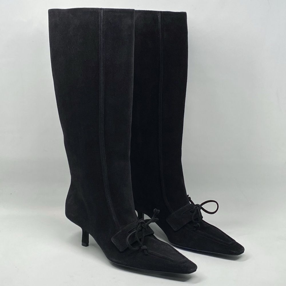 Burberry Storm Tall Suede Boots size 37